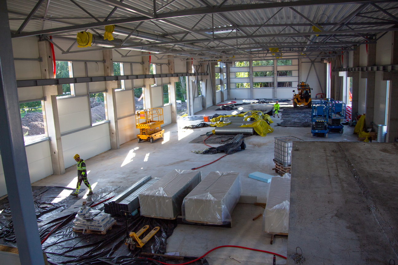 Būvdarbu progress Ilzenes ielā 32 · 03.08.2026