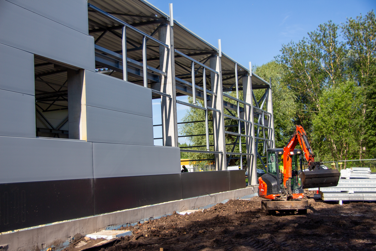 Būvdarbu progress Ilzenes ielā 32 · 15.07.2026