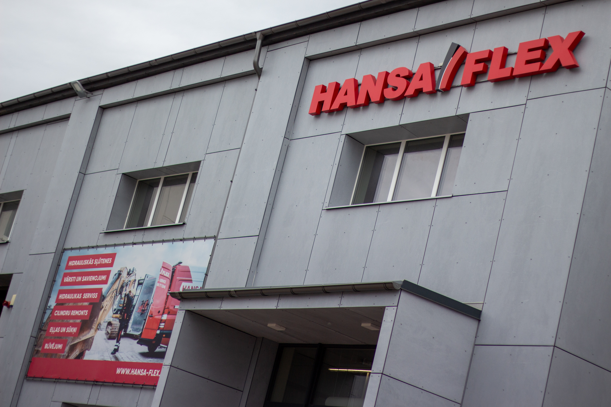 HANSA-FLEX hidraulikas servisa filiāle Gulbenē, Brīvības ielā 77